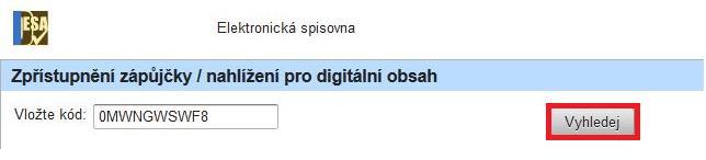 Po uplynutí této platnosti, není možno pomocí nahlížení aplikace již dále digitální obsah balíčku zobrazit. obr. 14. Nahlížení 2.5.