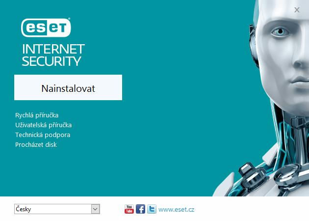 Instalace ESET Internet Security obsahuje komponenty, které nemusí být kompatibilní s ostatními antivirovými produkty nainstalovanými na počítači.