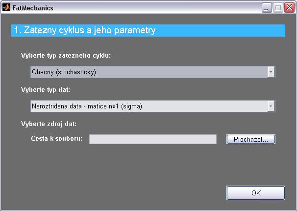 8.2.2. Okno Zátěžný cyklus a jeho parametry V závislosti na volbě v prvním rozbalovacím seznamu Vyberte typ zátěžného cyklu se objeví jedno ze dvou rozvržení tohoto dialogového okna.