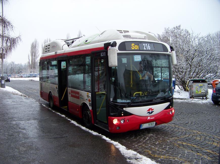 6.2 Siemens Rampini Dalším testovacím typem byl Siemens Rampini. Tento elektrobus se do Prahy podíval pouze na týden a to od 22. 26. 1. 2014.