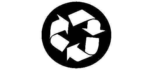 5 Bezpečnostní značka: Recyklace odpadu. Provedení: Plastová fólie (bílý podklad, černo-bílý symbol). Rozměr: Umístění: Na pouzdru akumulátorové baterie.