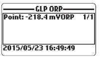 pro návrat na předchozí obrazovku. Rozpuštěný kyslík Z menu GLP zvolte možnost Dissolved oxygen (rozpuštěný kyslík).