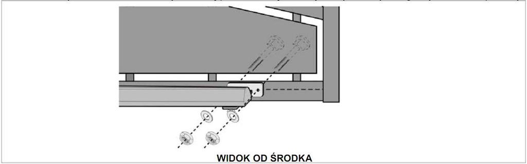 7 - Otevřete bránu do úhlu 90 a poté otočte pohon tak, abyste umístili úhelník ve tvaru V k bráně.