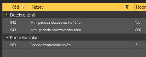 Vlevo neaktivní filtr, Vpravo aktivní filtr Každý sloupec označený symbolem nálevky má nastavení vlastního filtru. Jeho příklad vidíte na obrázku níže.