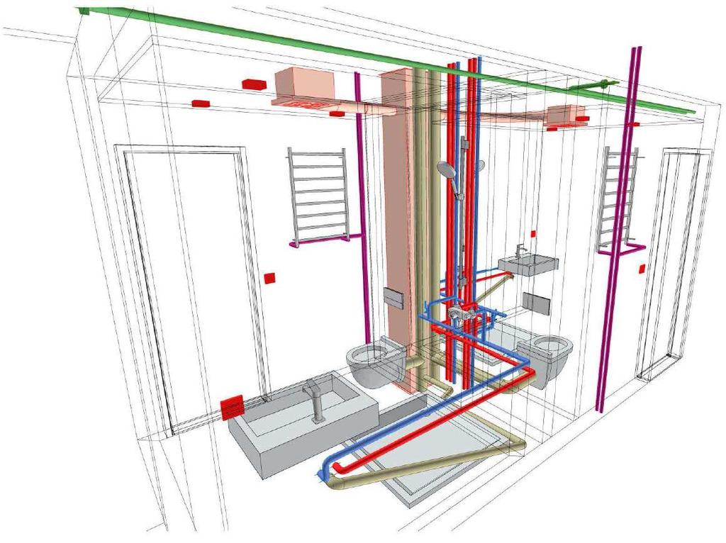 UKÁZKA BIM PROJEKTOVÁNÍ TZB Zdroj: projekt