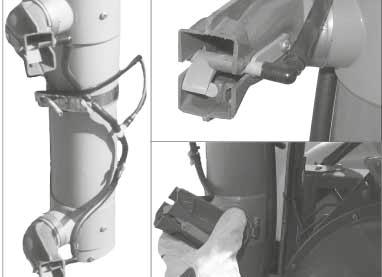 3 - Popis Pneumatický postřikový systém Tento systém využívá výhodu vysoké rychlosti vzduchu ve výstupech hubic pro atomizaci postřikové kapaliny a vytváření jemné postřikové mlhy spolu s
