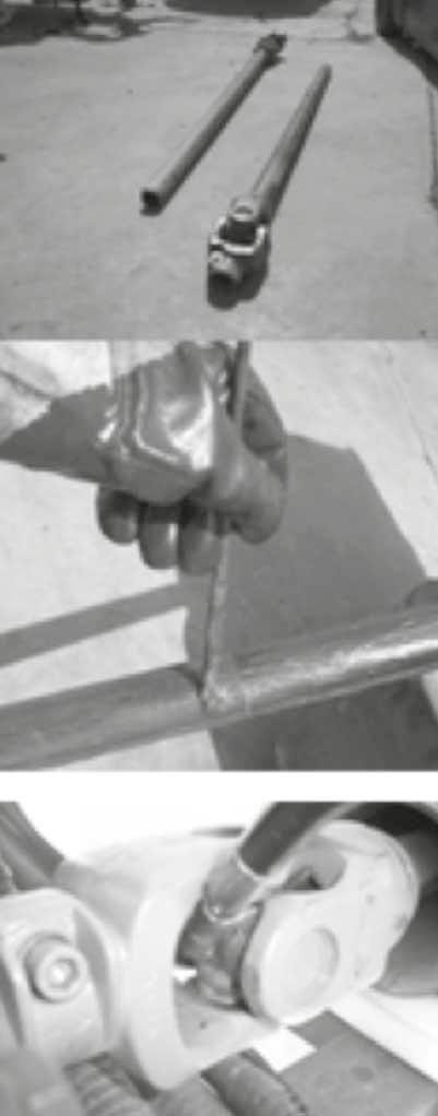 6 - Údržba Roční údržba kloubového hřídele nádrže Kloubový hřídel procházející nádrží je nutné udržovat v dobrém stavu - namazaný, aby bylo zajištěno, že je vysouvatelný a tím pohyblivý.