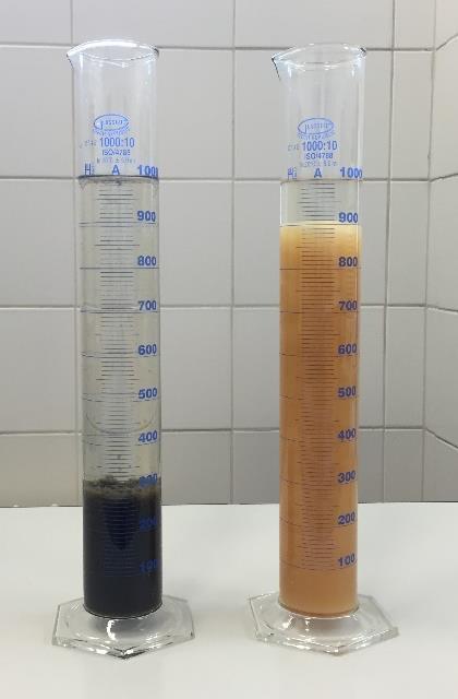 Sedimentační vlastnosti kalu Zoogleální bytnění = nadprodukce extracelulárních polymerů Polymery zadržují velké množství vody a brání přiblížení vloček kalu k