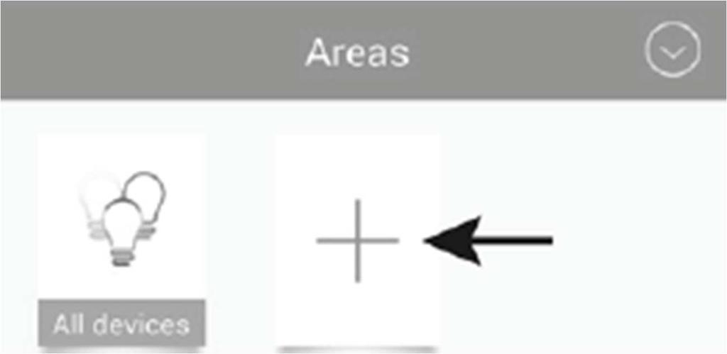 b) Přidání oblasti Pro přidání nové oblasti poklepejte na Area v dolní prostřední části a poté na velké znaménko plus +. Vložte název oblasti.
