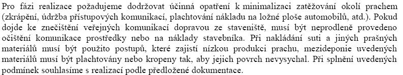 Průvodní zpráva Bude dodrženo požadavky jsou v souladu s předpisy a zákony, uvedenými v PD. Bude dodrženo požadavky jsou v souladu s požadavky, uvedenými v PD. 15.1.6. TSK hl. m.