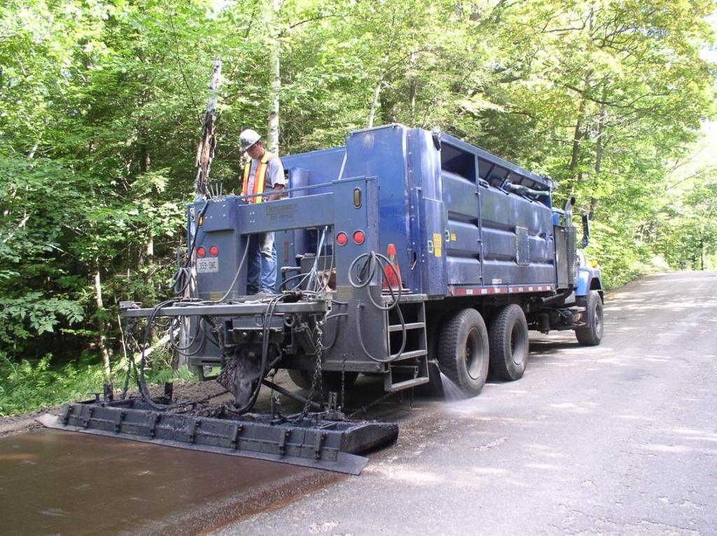 - Slurry seal (Kalová pečeť) Metoda pocházející ze Spojených států, vhodná pro obnovu protismykových vlastností povrchu vozovky, v dnešní době velmi užívaná.