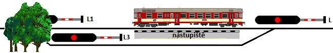 zařízení, ústně, písemný rozkaz) - nesmí strojvedoucí překročit rychlost 40 km/h dokud neuvidí návěst dovolující jízdu nejbližšího hl. návěstidla, poté jedná dle jeho návěsti (čl.