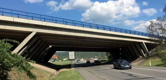 Integral bridges on newly built road I/11 near the city of Ostrava are described in terms of their architectural and structural solution.