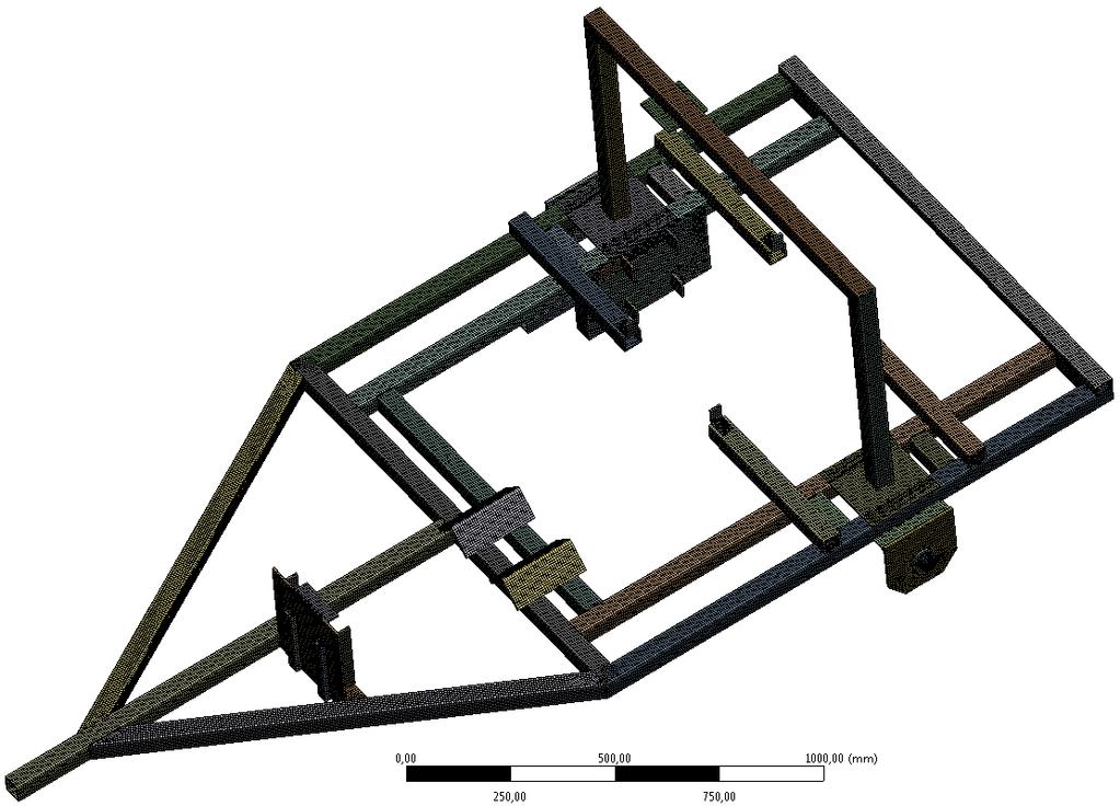 ANALÝZA NAPJATOSTI kontakty typu Frictional. Součinitel tření mezi těmito plochami byl zvolen 0,2. Tato hodnota byla zvolena na základě údajů uvedených v knize [11].