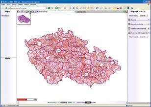 mikroregionech v České republice vyplývající z dlouhodobě prováděného monitoringu mikroregionů Převážná většina evidovaných mikroregionů má právní formu svazku obcí (dle 49 zákona č.28/2 Sb.