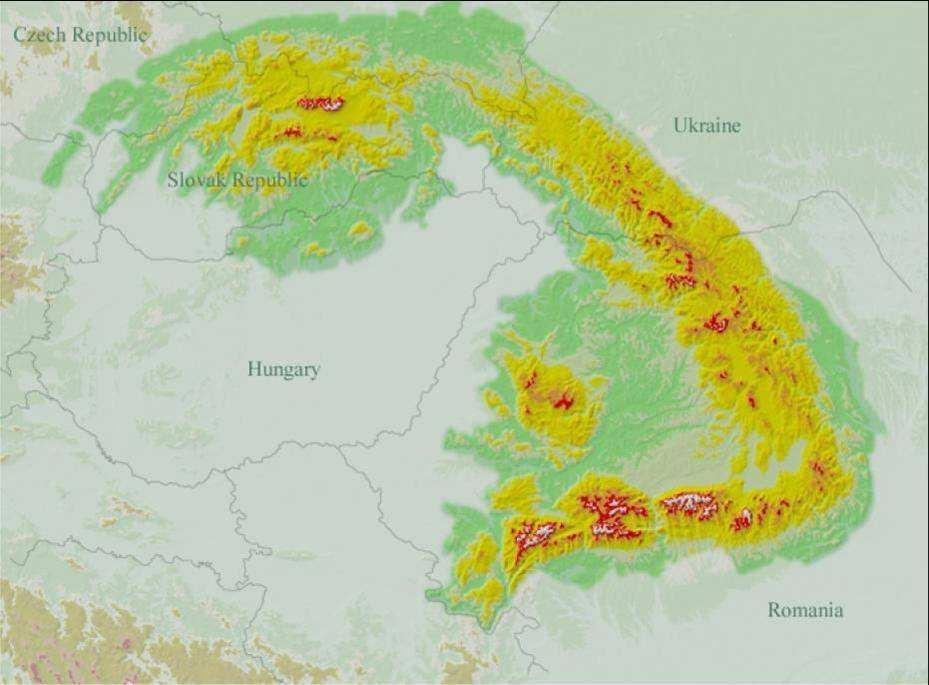 3. Rozbor problematiky CHKO Beskydy společně s Bílými Karpaty a Pálavou patří do Karpatského oblouku a představují nejzápadnější areál výskytu velkých šelem v Karpatech.