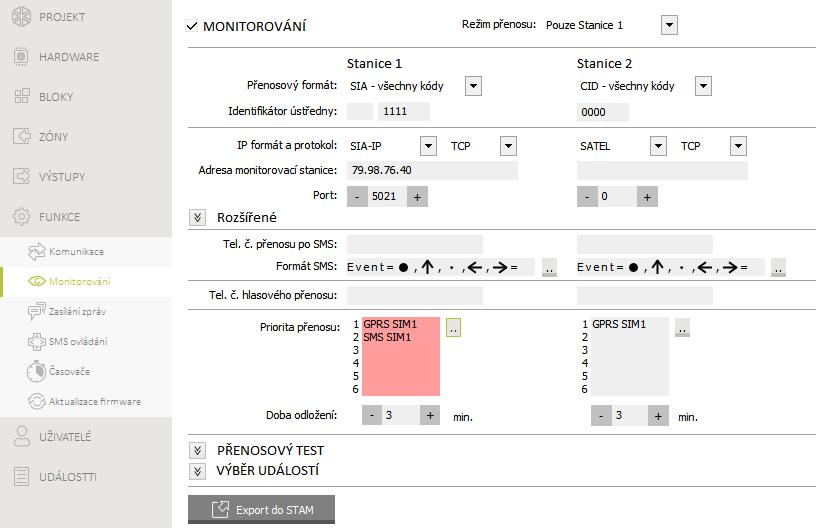 SATEL PERFECTA 33 Příkazt musí být jiný než ty, které jsou již v ústředně naprogrqamovány pro ovládání dalších věcí.