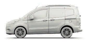 FORD TOURNEO COURIER Funkční výbava FORD TOURNEO COURIER Rozměry Objem zavazadlového prostoru 1,656