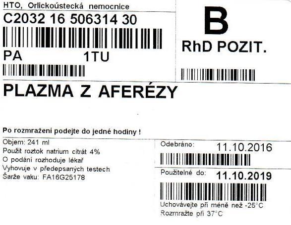 Plazma z aferézy