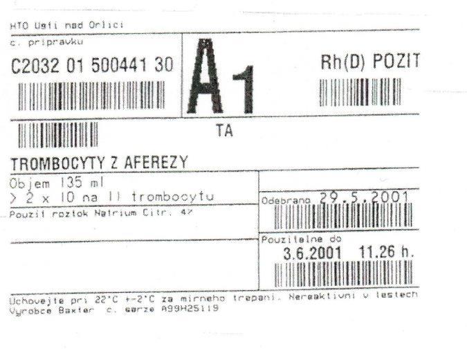 TB  aferézy