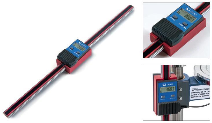 Digitální délkoměr LB Měření vzdálenosti přímo ve strojích nebo instalacích s rozhraním RS-232 Digitální posuvné měřítko s vynikající přesností i při vysoké provozní rychlosti Snadná instalace na