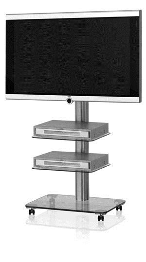TV STANDS Dvě varianty skla: Čiré sklo (KG), Černé sklo (BG) Tray PX600 23 490 Kč PX600-SX Připraveno pro zvukové zařízení 23 490 Kč
