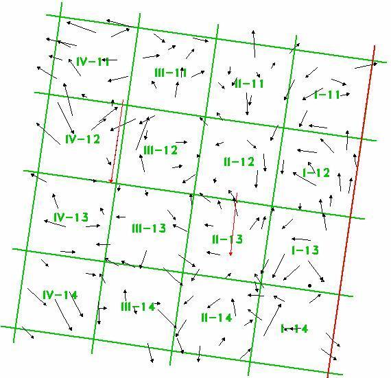 Tab.1 Hrubé chyby v zákresu trigonometrických bodů Bod Y [m] X [m] d y [m] d x [m] d p [m] WUSTRI katastr 803965,88 1110122,42 (klad VII - W_III_13) II. voj.