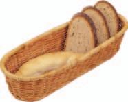 16 1 020,- Košík na chléb Celoproutěný košík na pečivo je potažený čtverečkovanou