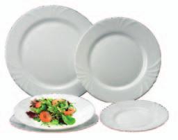 Cena uvedena za 1 ks. Porcelán bílý Bílý porcelán se širokým okrajem (praporem), dostatečně hluboký. Nedekorovaný 100% porcelán, vysokoteplotně vypálený.