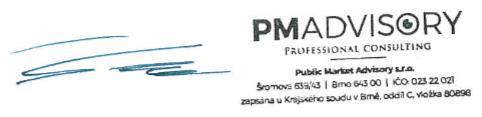 V Brně dne 16. 2. 2017 Public Market Advisory s.r.o. JUDr.