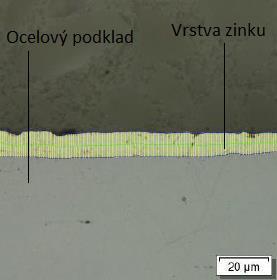 3.2 Vzorky Pro měření byly získány vzorky pozinkovaných plíšků s neznámým složením, používaných v automobilovém průmyslu. Vzorky byly malé čtvercové plíšky se stejným složením.