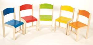 1559 Kč EN11151 - výška sedu 51 cm 1589 Kč Dřevěné židličky Možnost výběru 6 barev červená modrá