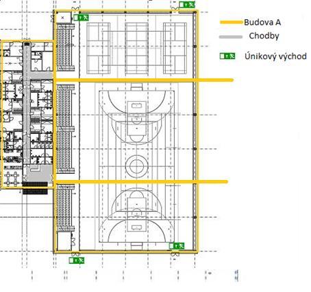 b) Nebezpečí Budova A je funkčně oddělena od budov B a C, což hraje důležitou roli i z hlediska bezpečnostního.