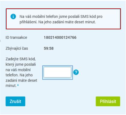 Přihlášení uživatelským jménem a heslem Pro přihlášení uživatelským jménem a heslem budete potřebovat údaje nastavené při prvním přihlášení.