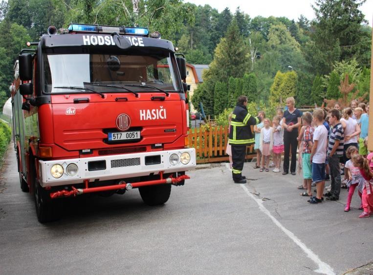 Cvičný poplach a hasiči V pondělí 18.