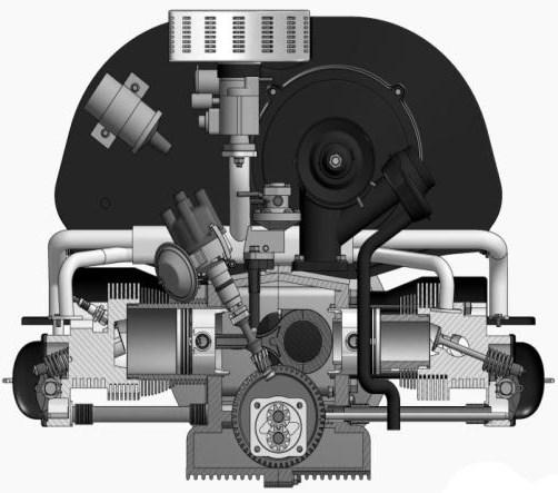 POPIS UPRAVENÉHO MOTORU VW BOXER A APLIKOVANÝCH ÚPRAV NA ZVÝŠENÍ VÝKONU A PŘECHODU NA NEPŘÍMÉ VSTŘIKOVÁNÍ S PROGRAMOVATELNOU ŘÍDÍCÍ JEDNOTKOU.