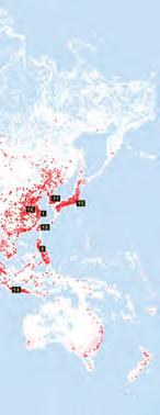 Mexiko City (11 285 654, Mexiko) 15. Tokio (8 336 599, Bangladéš) 6. Istanbul (11 174 257, Turecko) 16. Ču-ma-tien (8 263 100, Čína) 7. Dillí (10 927 986, Indie) 17. New York (8 008 278, USA) 8.