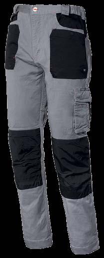 Kalhoty zaručují komfort při práci díky elastickému materiálu a zároveň chrání proti chladu.