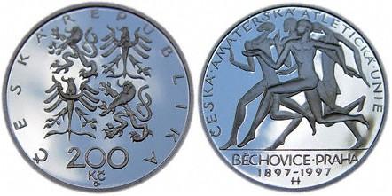 Stříbrné mince vydané v roce 1997: Obr.