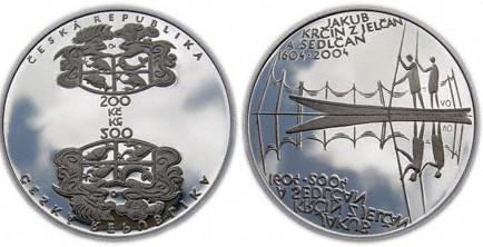 Divišem Stříbrné mince vydané v