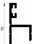 profil 25mm s lemom elox 0,918 6 1251-25-42 Lem.