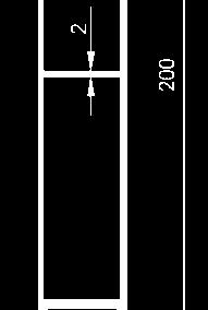 200mm elox 2,694 5 1214-200-41 Sterdný profil 200mm TIR