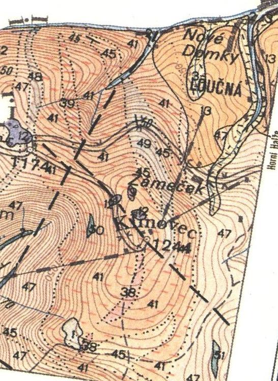 Krušné hory - masiv Klínovce (1244 m n.m.) a Macechy (1131 m n.