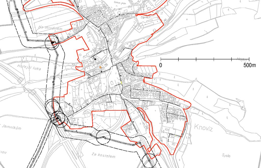 D.2.6) ZÁSOBOVÁNÍ PLYNEM Katastrálním územím obce prochází VTL plynovod Most - Praha DN 300. Tento VTL plynovod vede podél západního okraje zástavby v obci zhruba od severu k jihu.