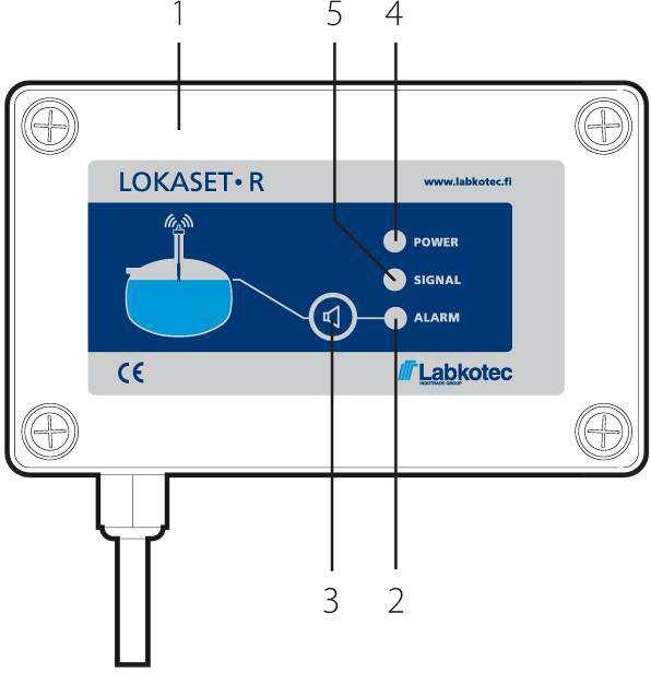 2 PROVOZ Výrobek LOKASET R je určen pro použití především do septiků a jímek jako alarm při dosažení maximální nebo havarijní hladiny v nádrži.