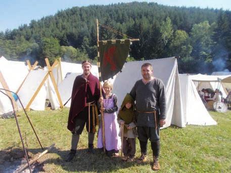 Na konci léta jsme předvedli svůj historický tábor i na Liptálských slavnostech.