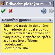 Výsledný objemový model je možné zobrazit v řezu, aby bylo jasné, že se jedná o objemové těleso (Obr. 3.68). Obr. 3.67 Objemový model části spongiózní kosti. Obr. 3.68 Řez objemovým modelem.