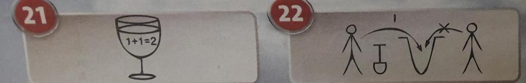 Odpovědi z minulého čísla: 21. Ve víně je pravda. 22.