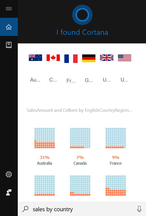 Cortana Mít udělaný report pro Cortanu Nadefinovat Q&A Povolit její přístup v Power BI Services pro daný dataset Test