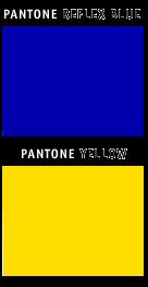 4. Predpísané farby Farby symbolu: Symbol má tieto farby: PANTONE REFLEX MODRÁ na ploche obdĺžnika, PANTONE ŽLTÁ pre hviezdy.